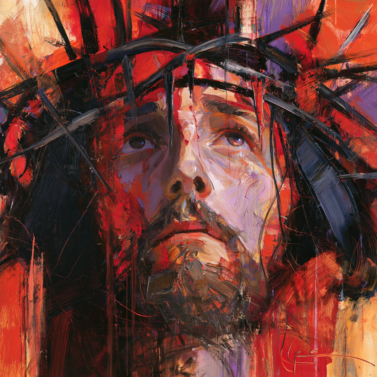 Jesus Crowned with Thorns — The Crown and the Long Drips