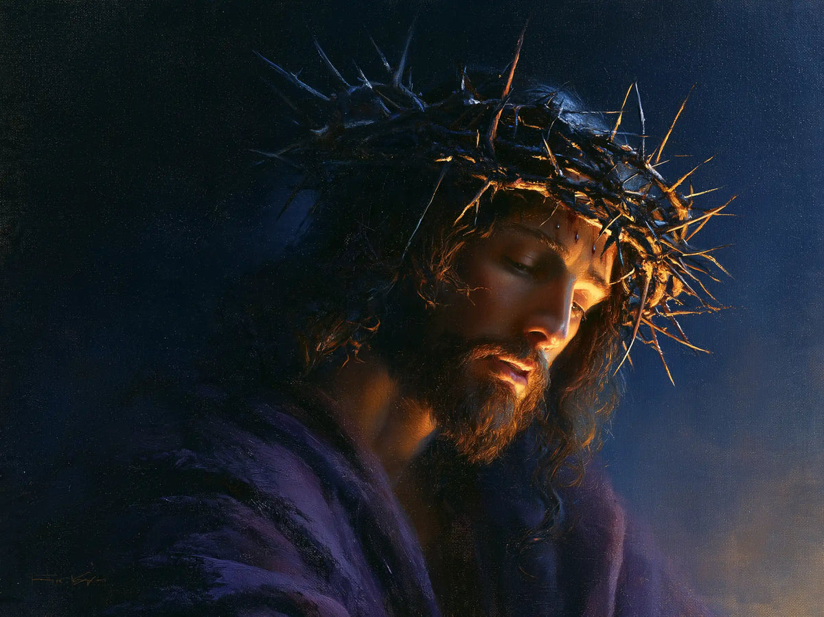Jesus Crowned with Thorns — The Eyelid in the Slanting Flame
