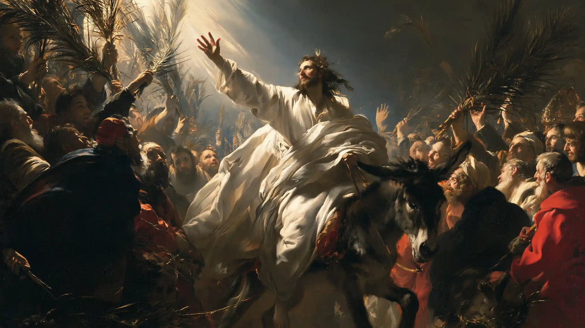 Jesus Enters Jerusalem – Theatrical Baroque · Landscape no. 7