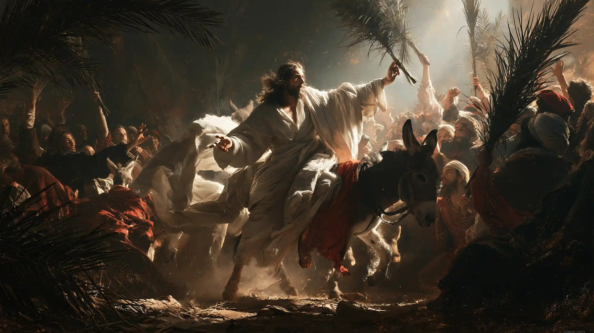 Jesus Enters Jerusalem – Theatrical Baroque · Landscape no. 13