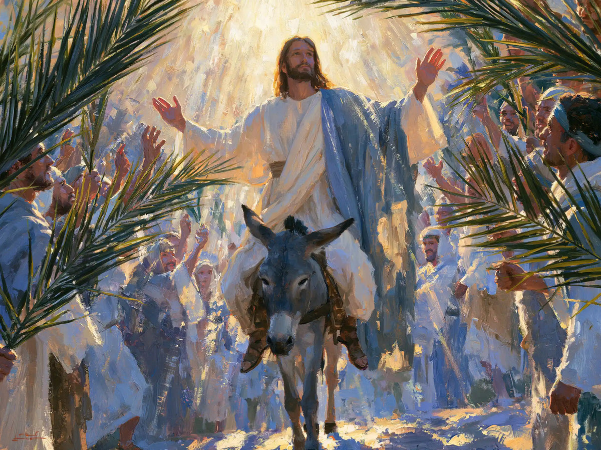 Jesus Enters Jerusalem – Impressionist · Landscape no. 2