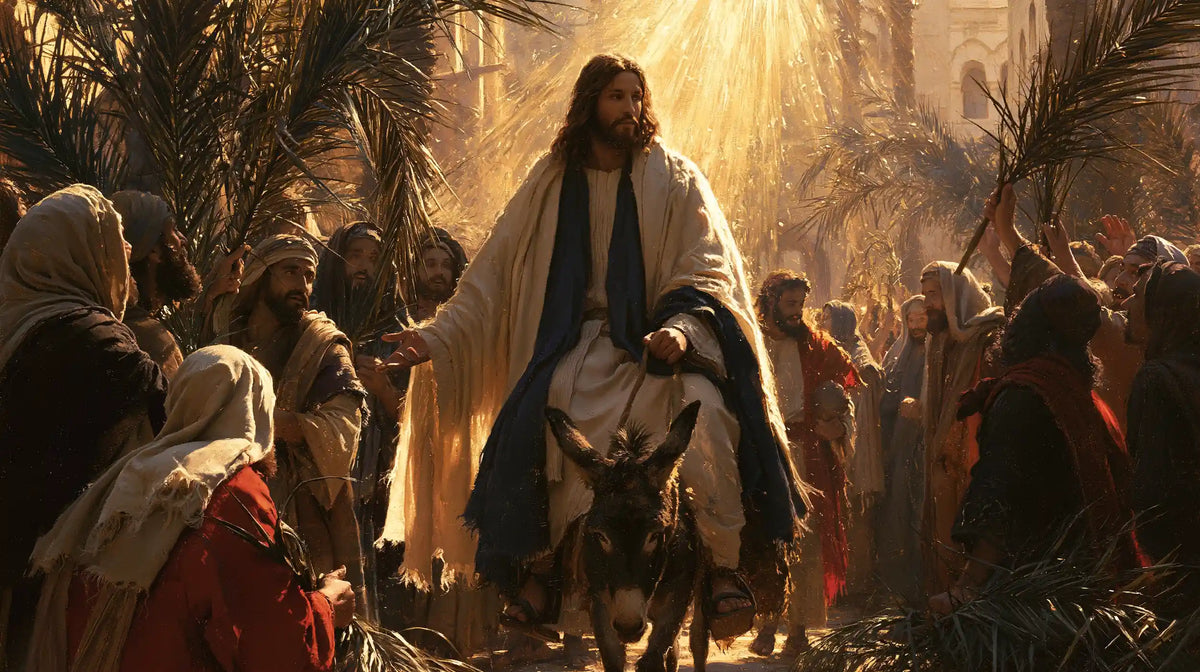Jesus Enters Jerusalem – Sacred Gold · Landscape no. 15