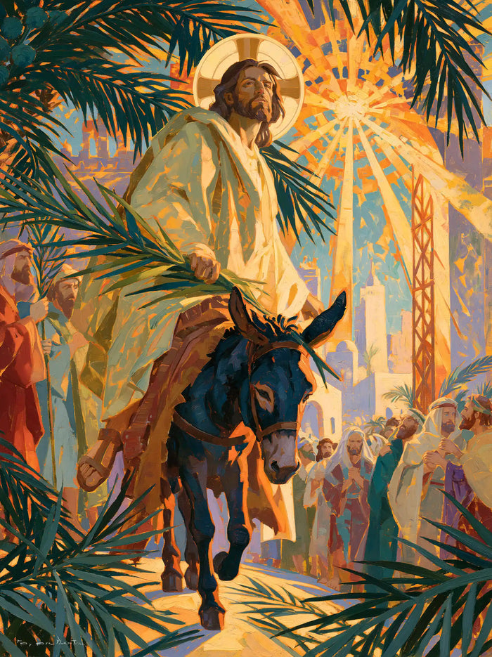 Jesus Enters Jerusalem – Symbolist · Portrait no. 10