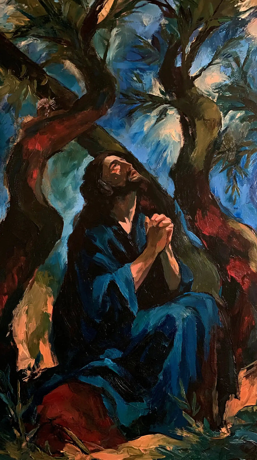 Jesus in Gethsemane — Hope in the Moving Forest