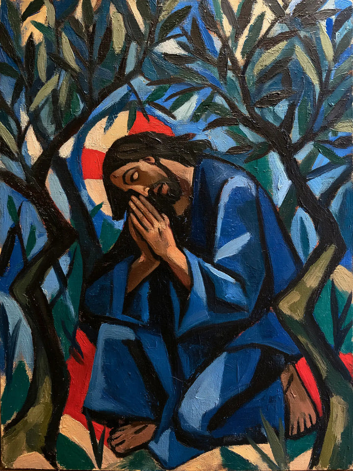 Jesus in Gethsemane - Expressionist · Portrait n° 12