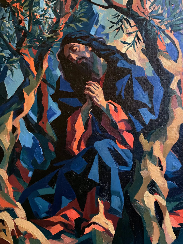 Jesus in Gethsemane - Expressionist · Portrait n° 16