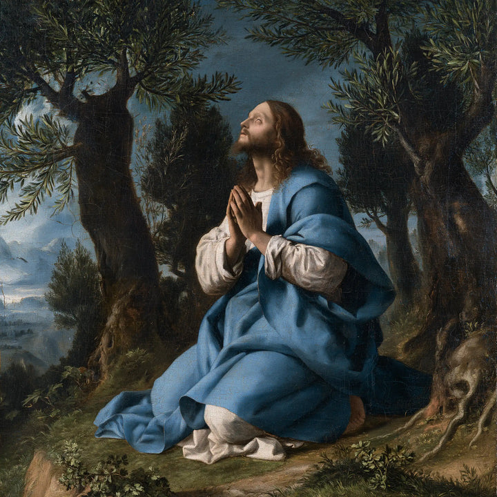 Jesus in Gethsemane — The Gaze beyond Blue Mountains