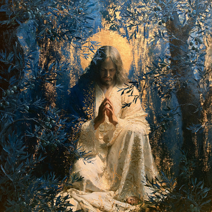 Jesus in Gethsemane — Prayer behind the Olive Curtain