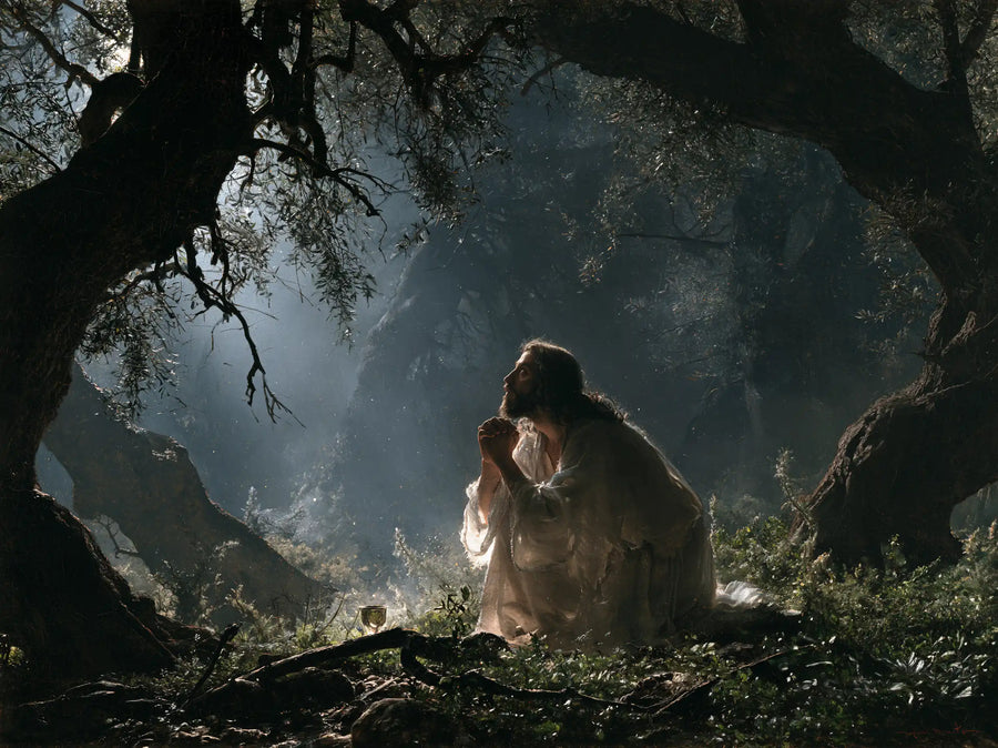 Jesus in Gethsemane — Orison at the Mist’s Edge
