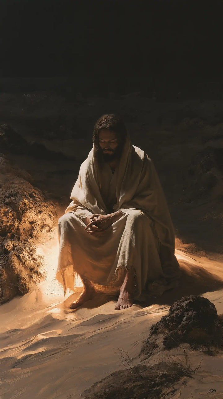 Jesus in the Desert - Christ as Divine Light · Portrait n° 5