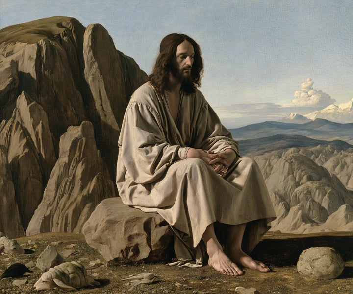 Jesus in the Desert - Florentine Renaissance · Landscape n° 4