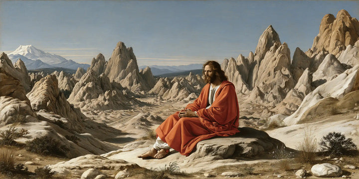 Jesus in the Desert - Florentine Renaissance · Landscape n° 24