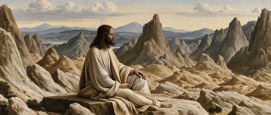 Jesus in the Desert - Florentine Renaissance · Landscape n° 25