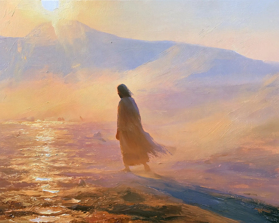 Jesus in the Desert - Impressionist · Landscape n° 3