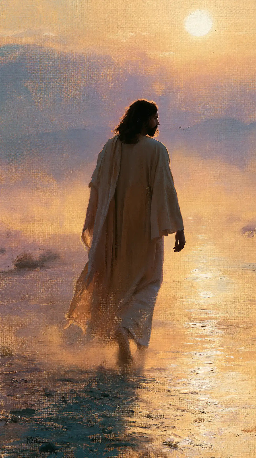 Jesus in the Desert - Impressionist · Portrait n° 5