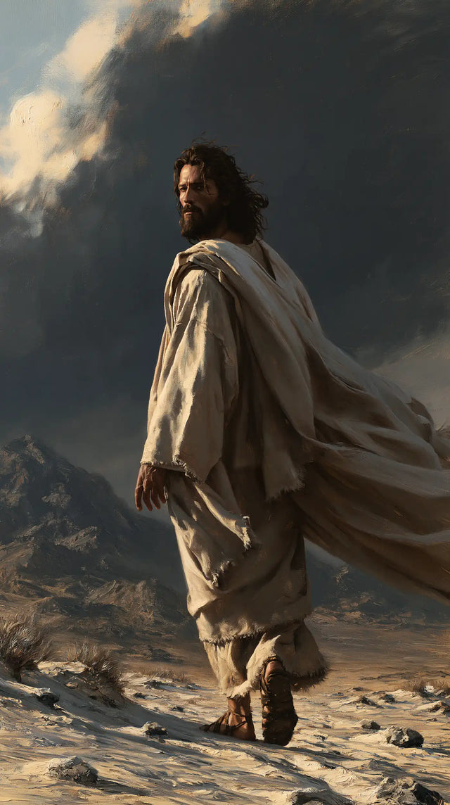 Jesus in the Desert — A Glance Left upon the Path