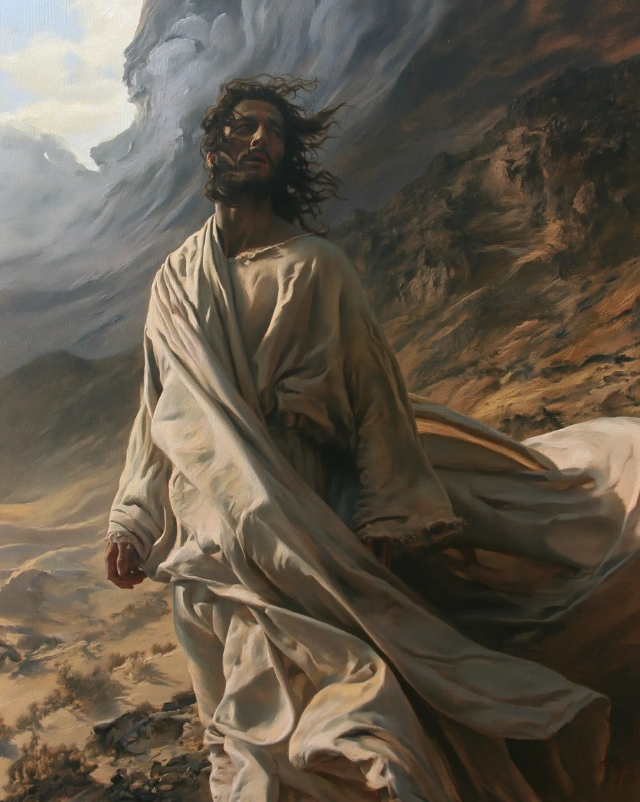 Jesus in the Desert - The Inner Struggle · Portrait n° 36