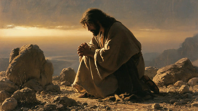 Jesus in the Desert - Jesus in Prayer · Landscape n° 18