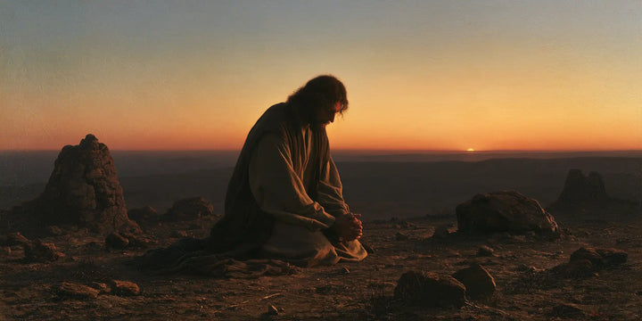 Jesus in the Desert - Jesus in Prayer · Landscape n° 23