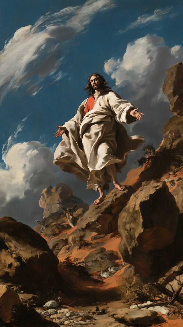 Jesus in the Desert - Theatrical Baroque · Portrait n° 10