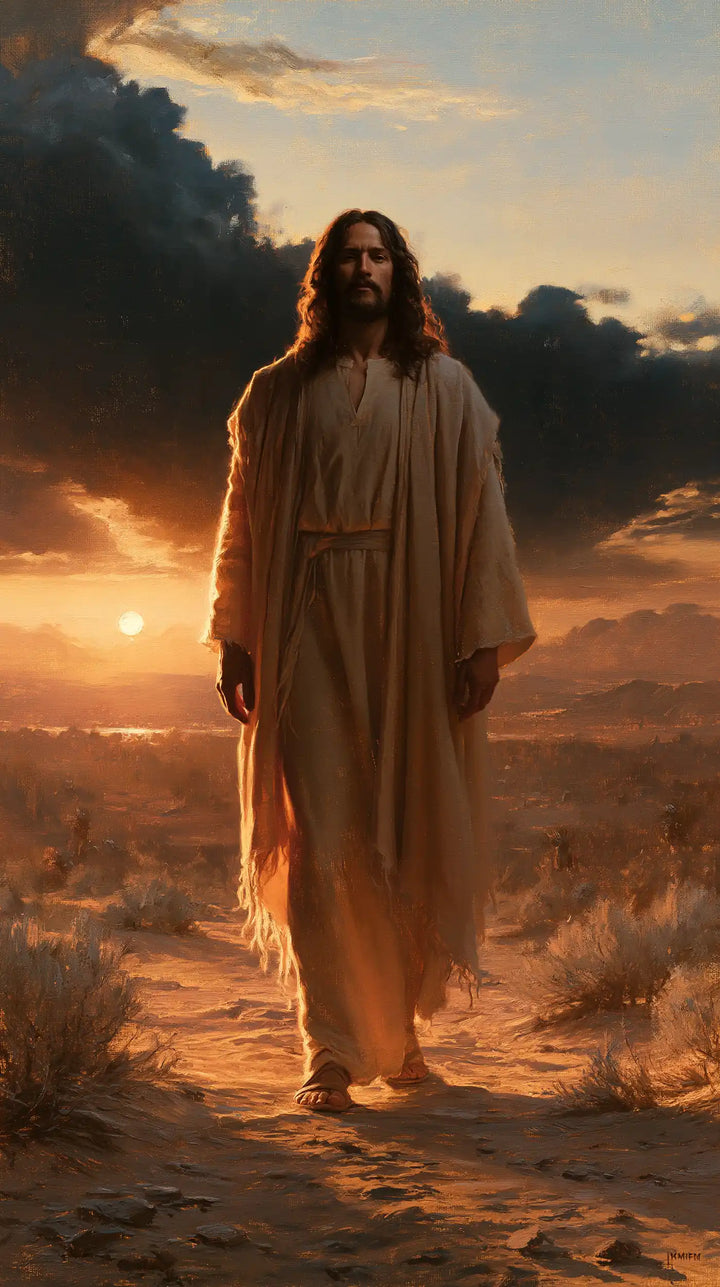 Jesus in the Desert - Victory Over Temptation · Portrait n° 8