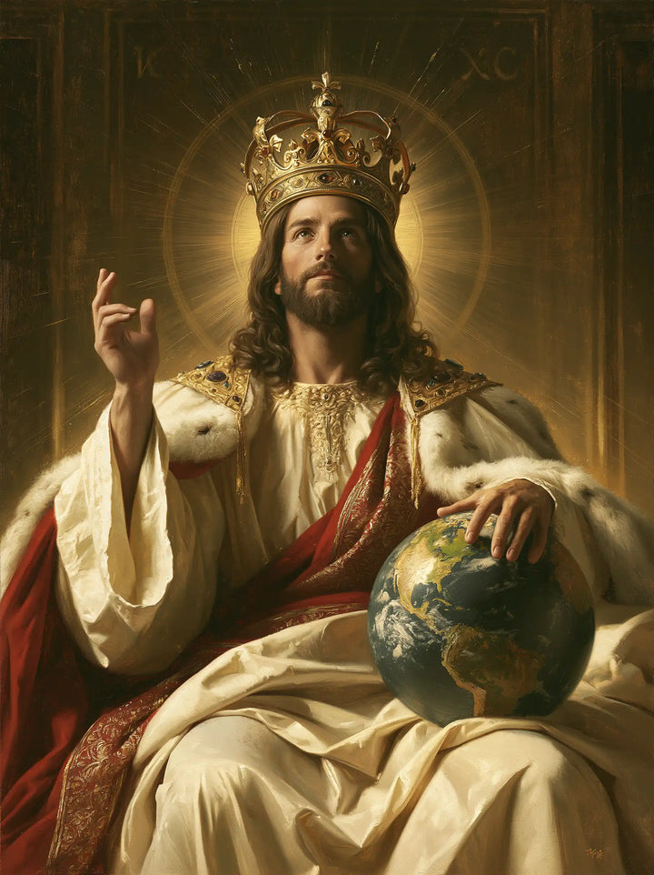 Jesus the King — The Globe in the Dark Sanctuary