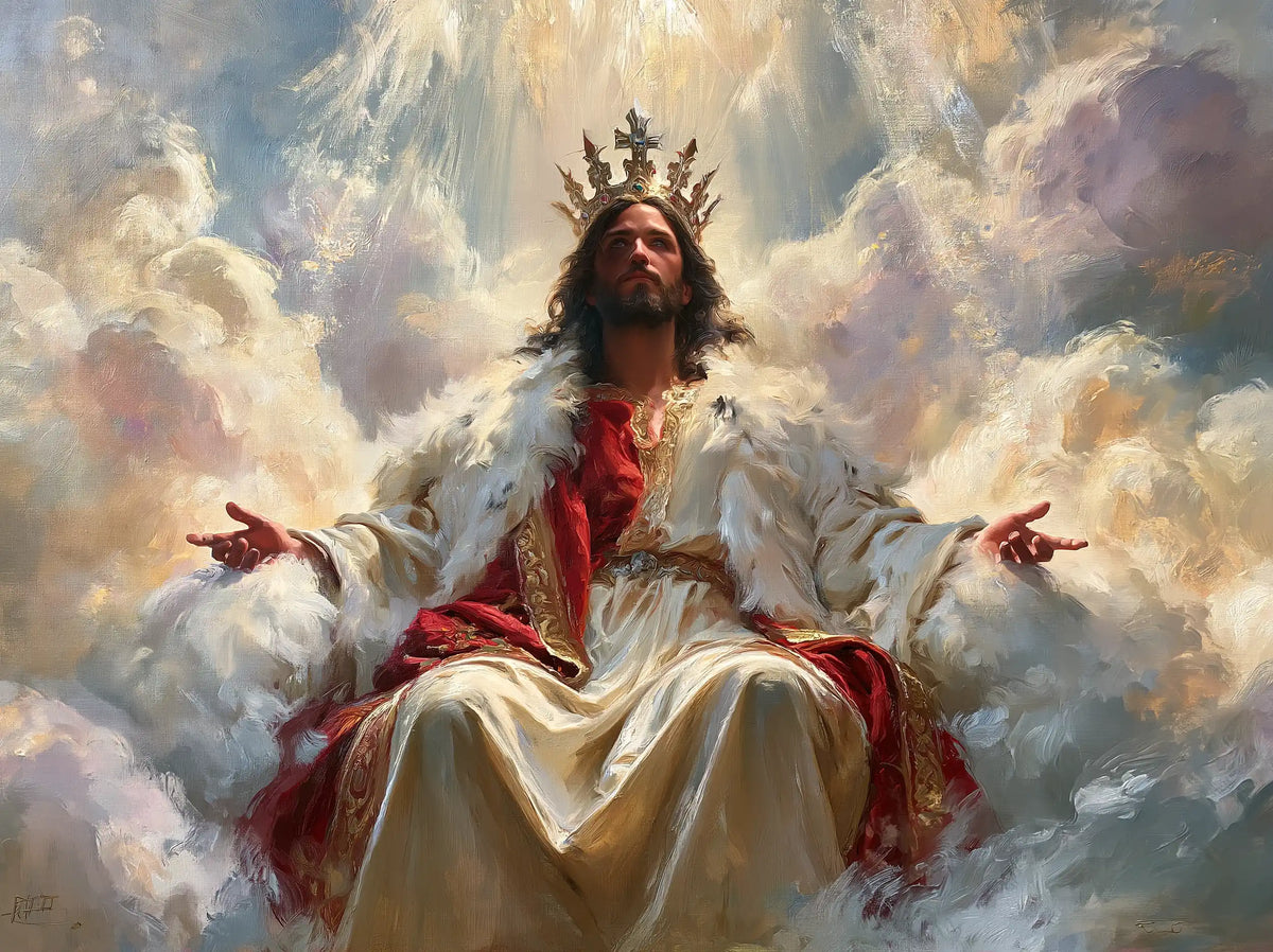 Jesus the King — Welcome in Silver Clouds