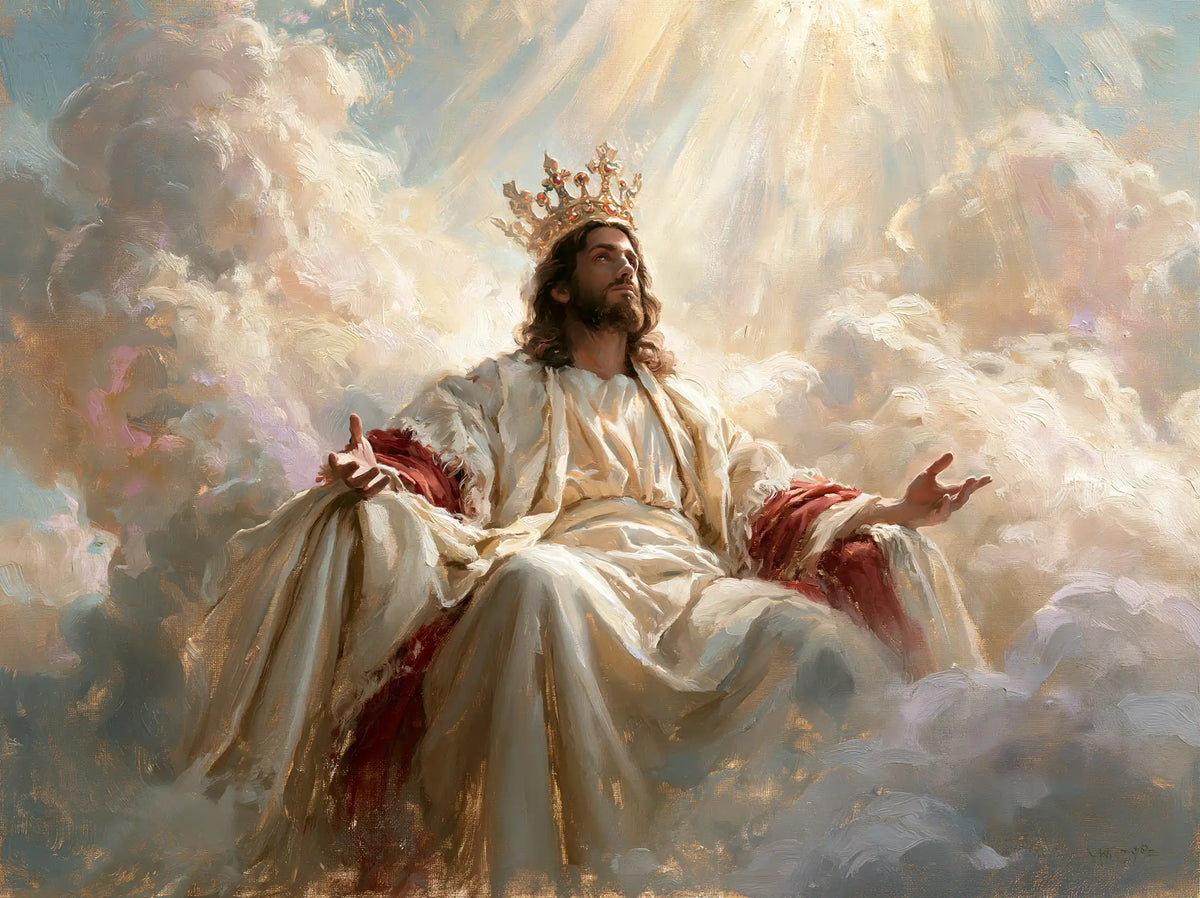 Jesus the King — Open Hands in the Pale Sky