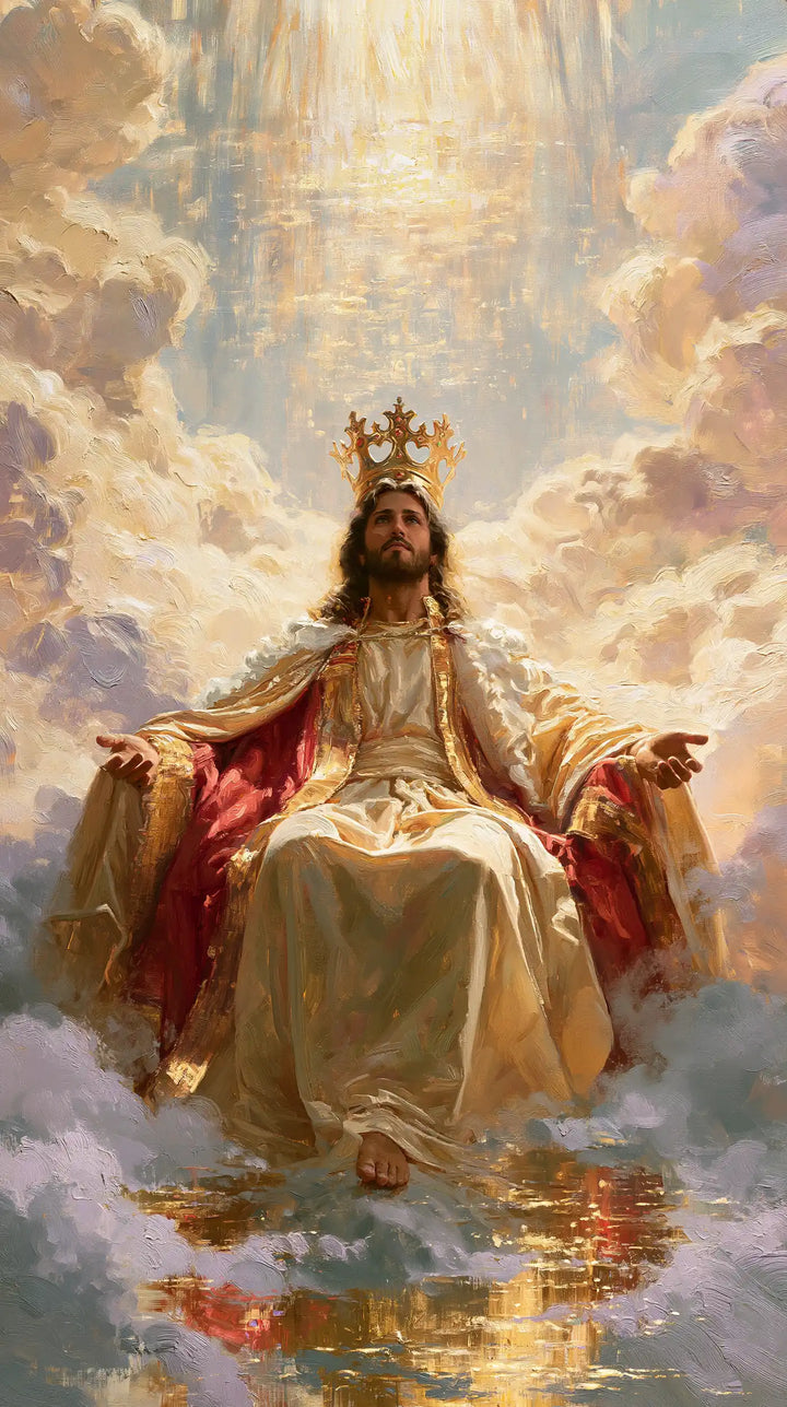 Jesus the King — The Reign Above the Golden Reflection