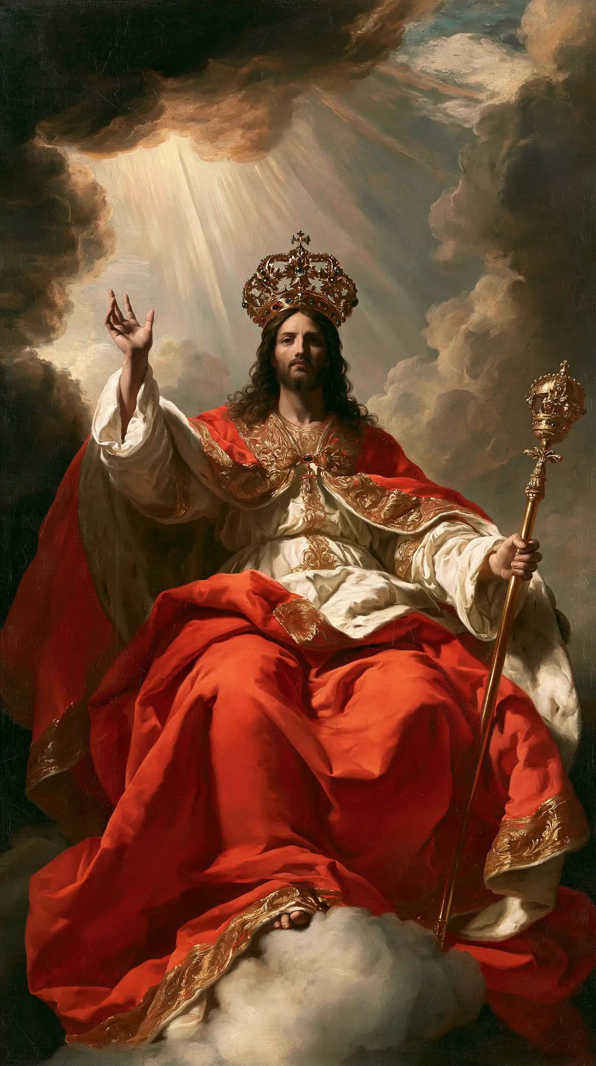 Jesus the King - Theatrical Baroque · Portrait n° 4