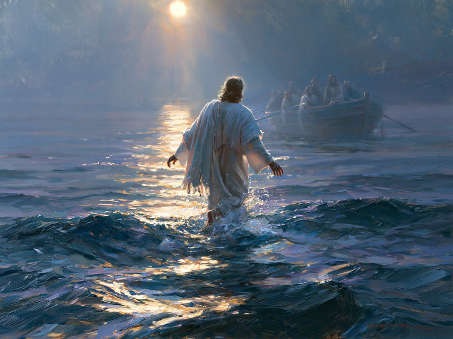 Jesus Walking on Water - Impressionist · Landscape n° 7