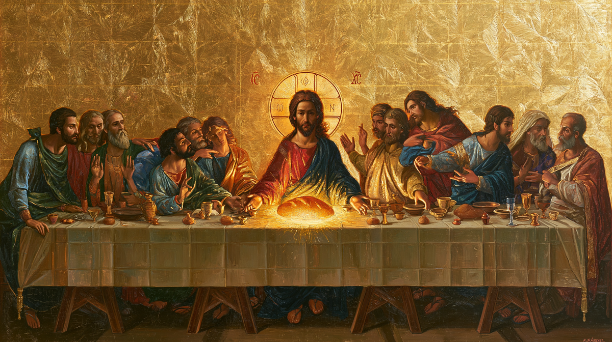 The Last Supper - Sacred Golden n° 1 — aperçu de la finition sélectionnée