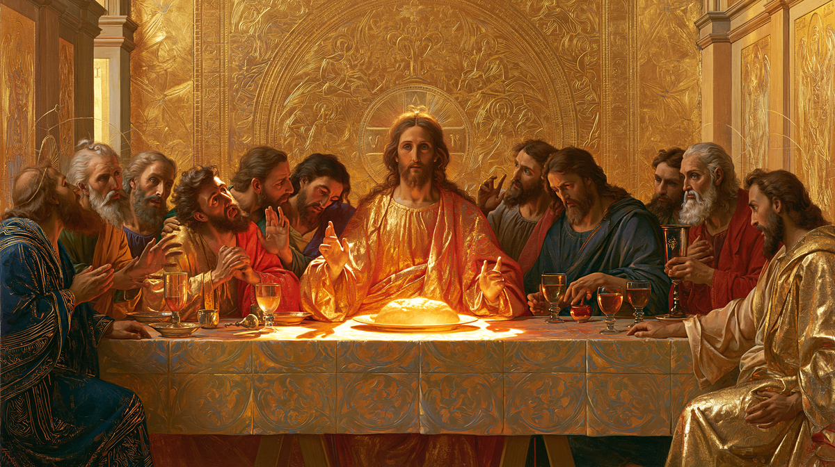 The Last Supper - Sacred Golden n° 6 — aperçu de la finition sélectionnée