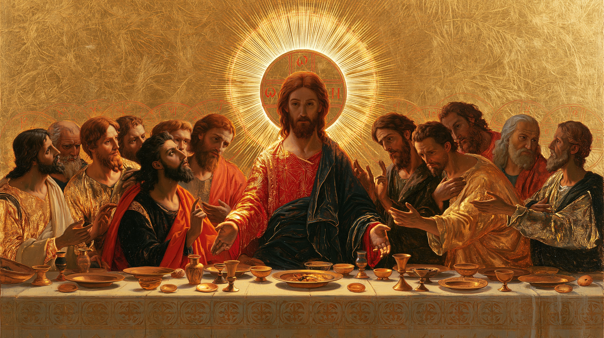 The Last Supper - Sacred Golden n° 9 — aperçu de la finition sélectionnée