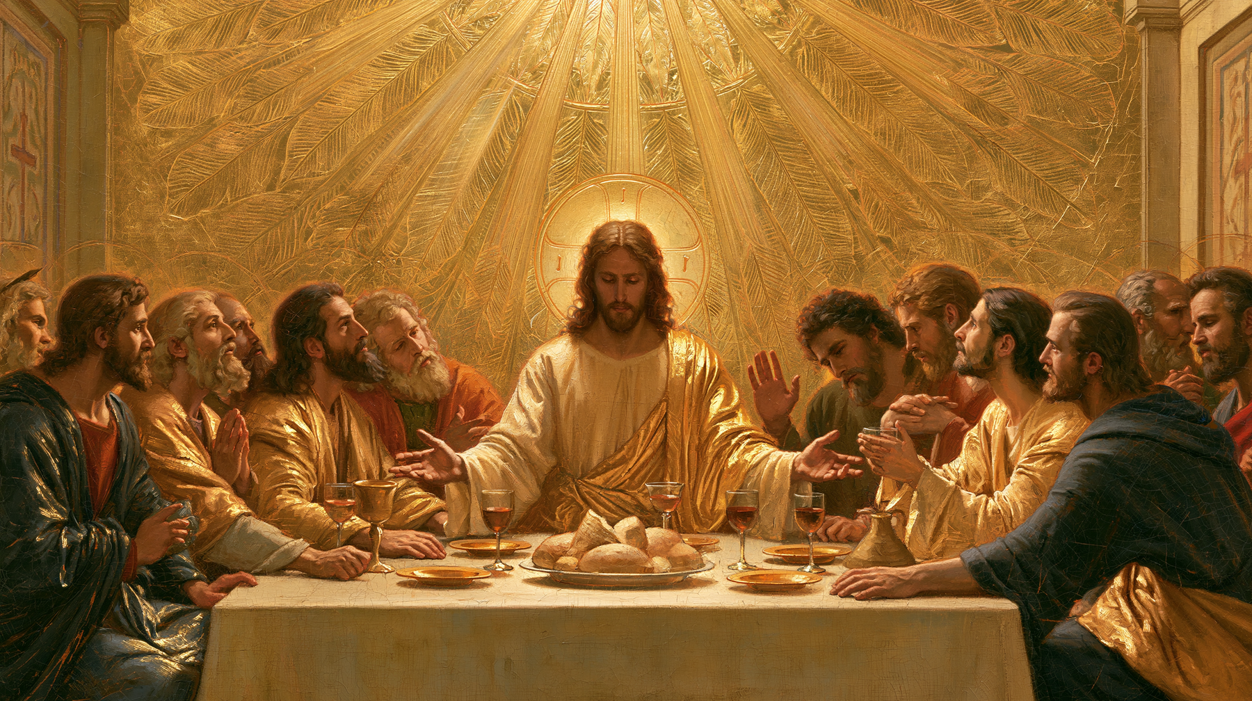The Last Supper - Sacred Golden n° 16 — aperçu de la finition sélectionnée
