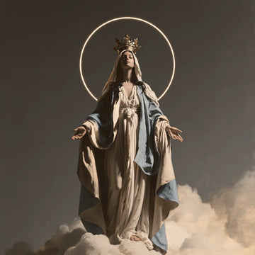 Mary Queen of Heaven - Contemporary Minimalism · Square n° 4