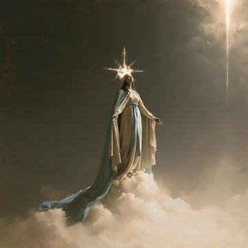 Mary Queen of Heaven - Contemporary Minimalism · Square n° 6