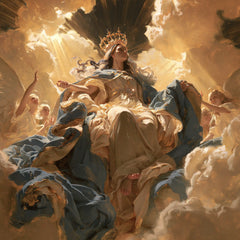 Mary, Queen of Heaven — The Face Turned Toward the Golden Opening