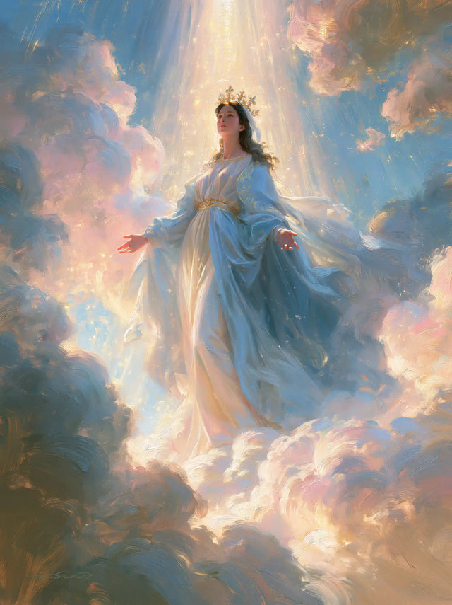 Mary Queen of Heaven - Impressionist · Portrait n° 32