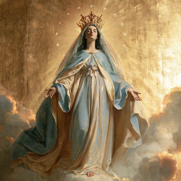 Mary, Queen of Heaven — The Ivory Train in the Royal Halo