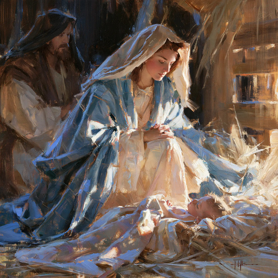 The Nativity - Impressionist · Square n° 1