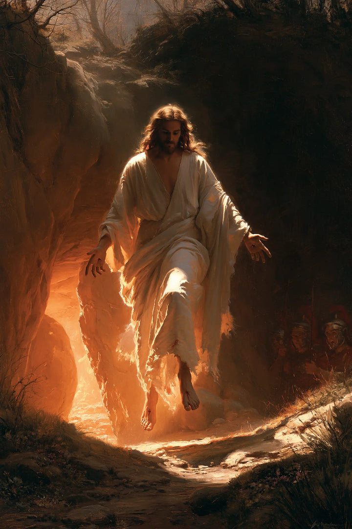 The Resurrection of Jesus Christ — The Raised Knee in Burning Daylight