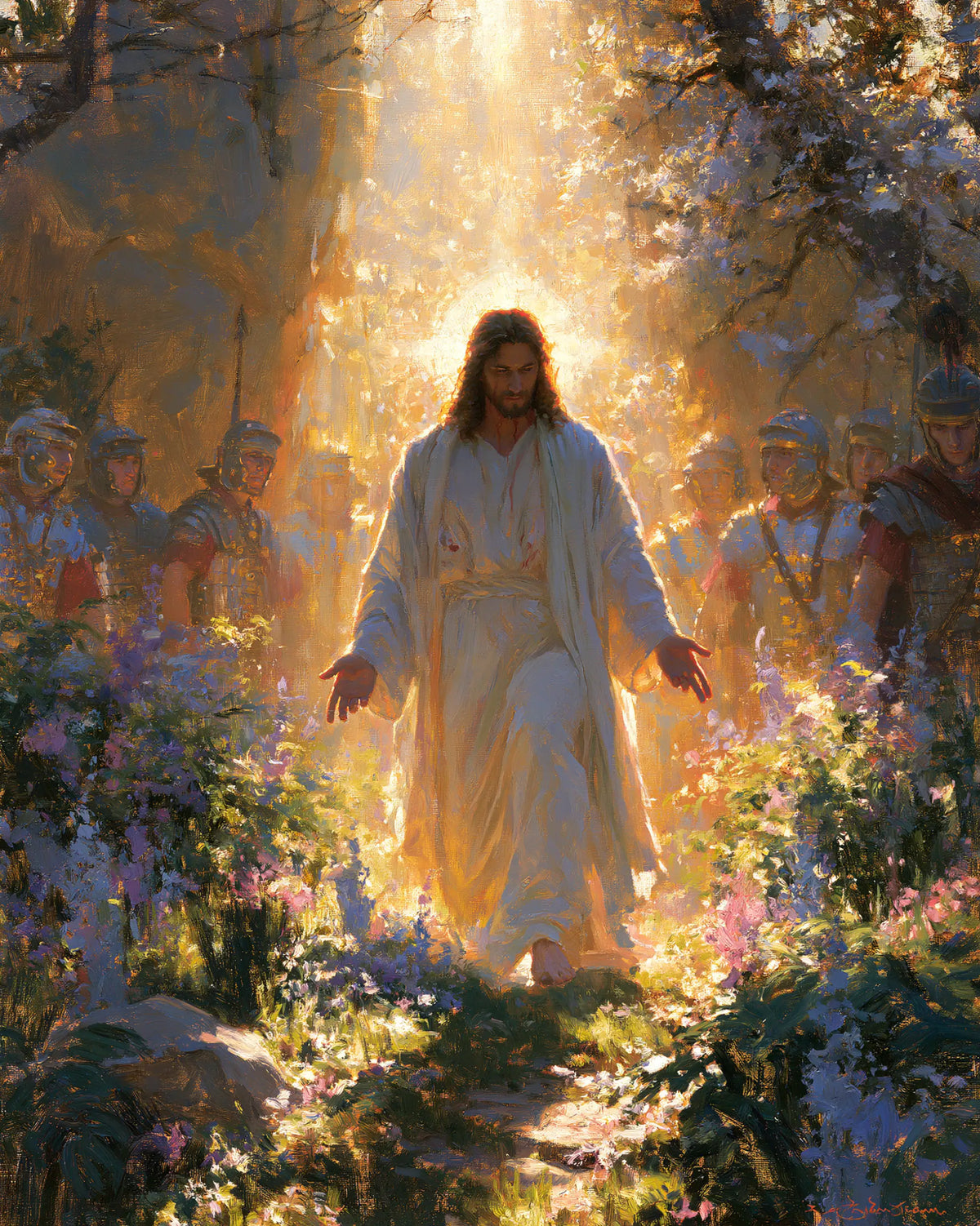 The Resurrection of Jesus Christ — Radiance Scattered upon the Blossoms