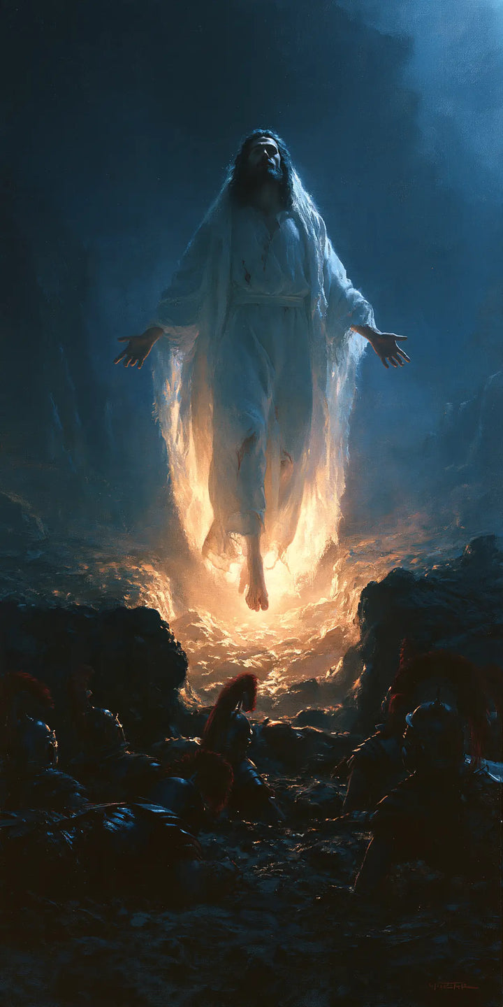 The Resurrection of Jesus Christ — The Figure above the Low Ember