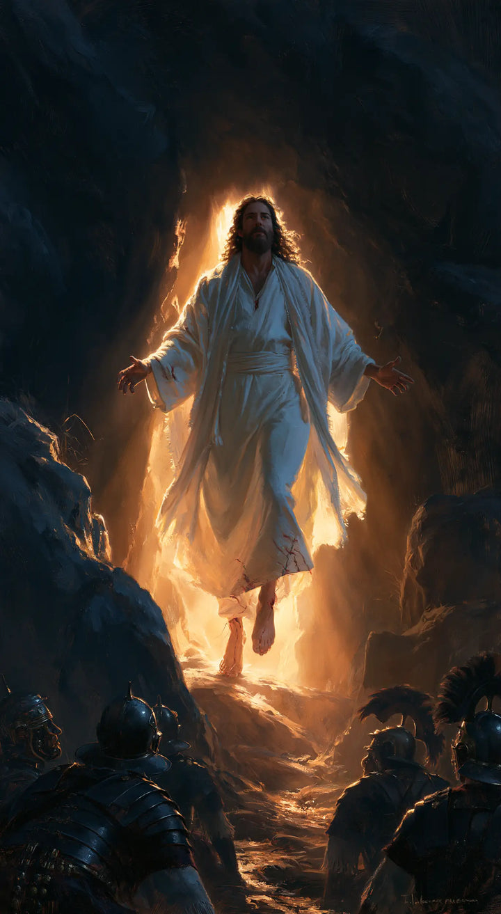 The Resurrection of Jesus Christ — The Narrow Path in the Vivid Glow