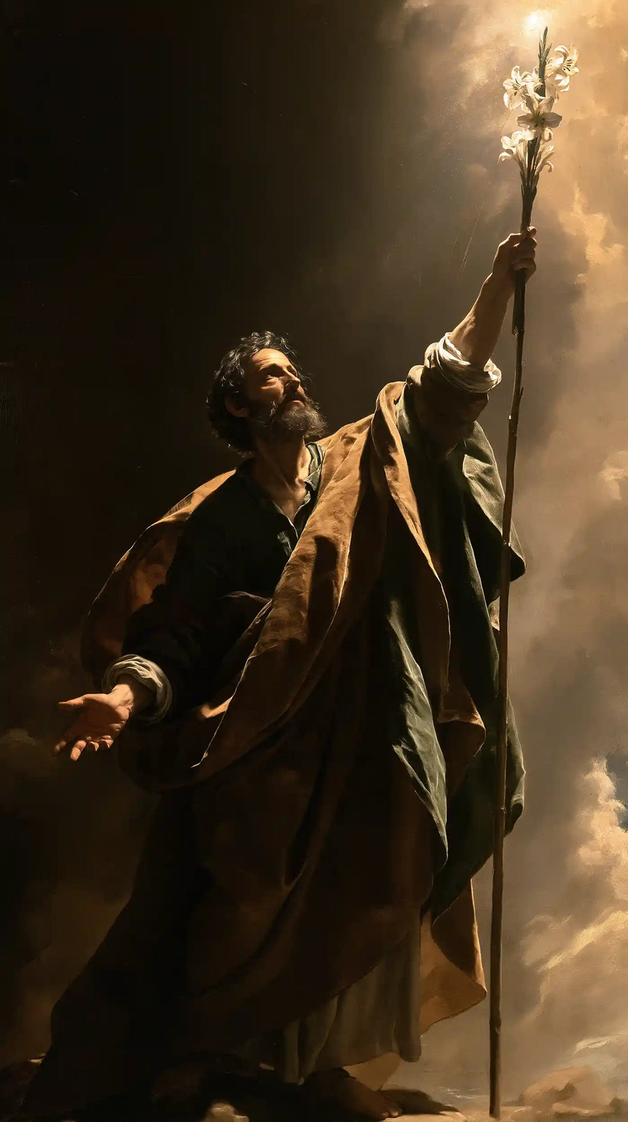 Saint Joseph – Theatrical Baroque · Portrait no. 3
