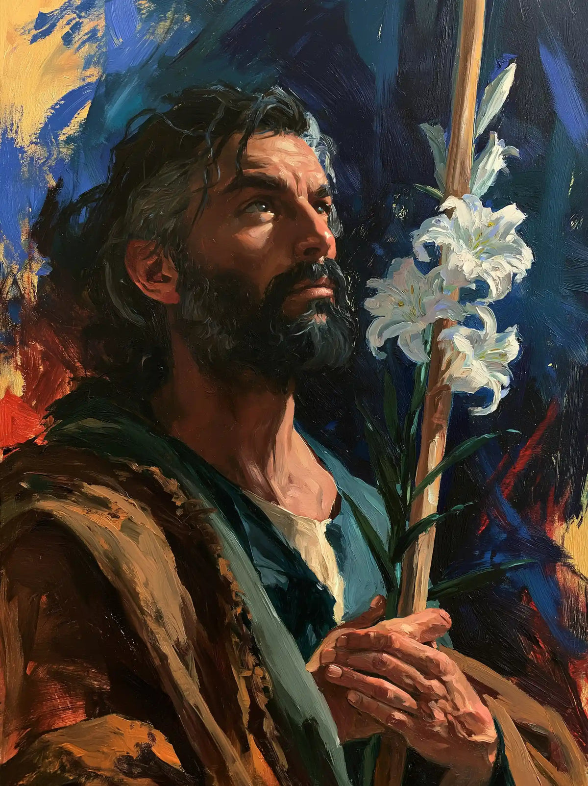 Saint Joseph – Expressionist · Portrait no. 14