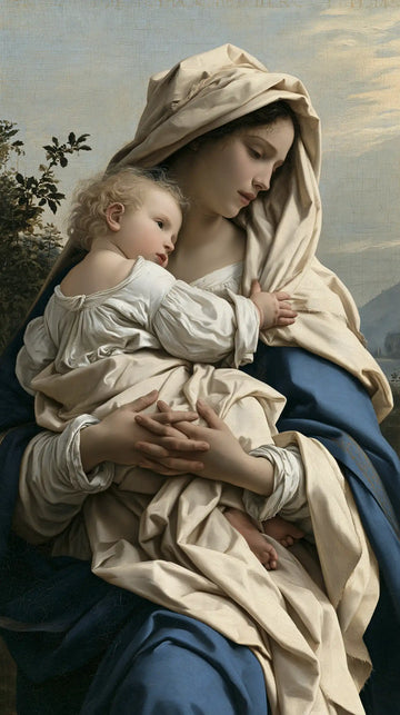 Virgin Mary and Child Jesus - Florentine Renaissance · Portrait n° 10