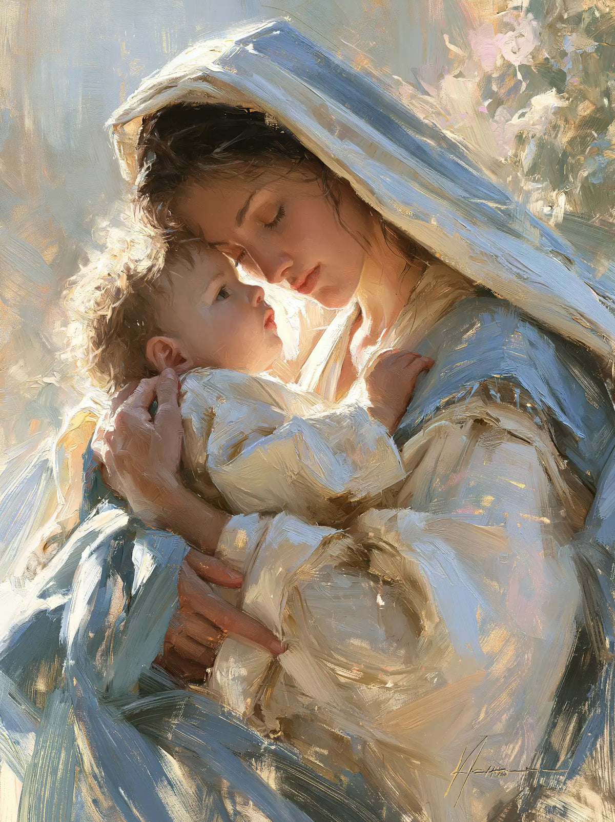 The Virgin and Child — The Hand Behind the Golden Curls