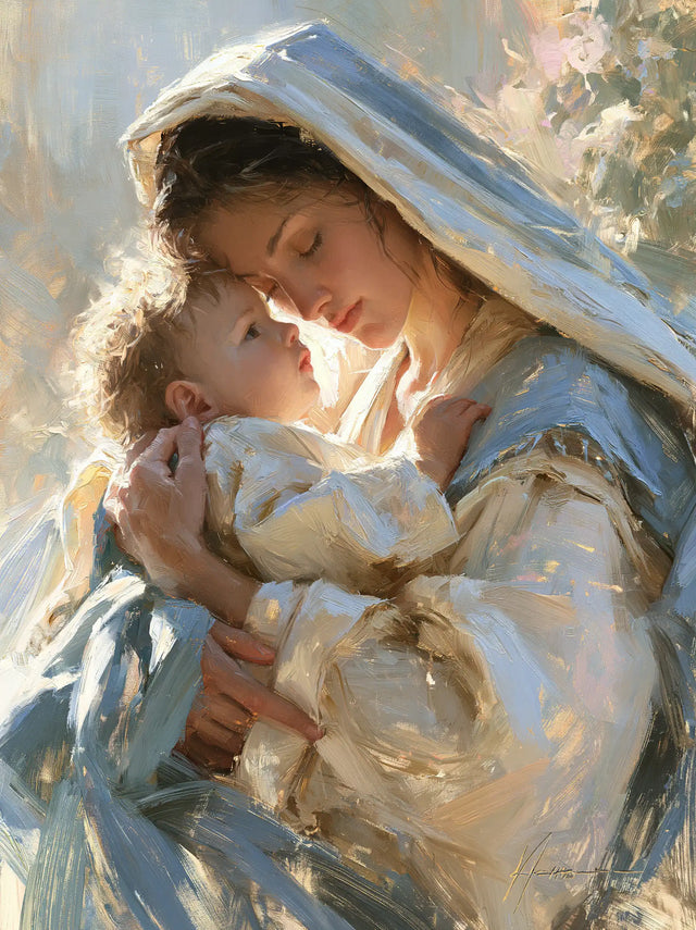 The Virgin and Child — The Hand Behind the Golden Curls